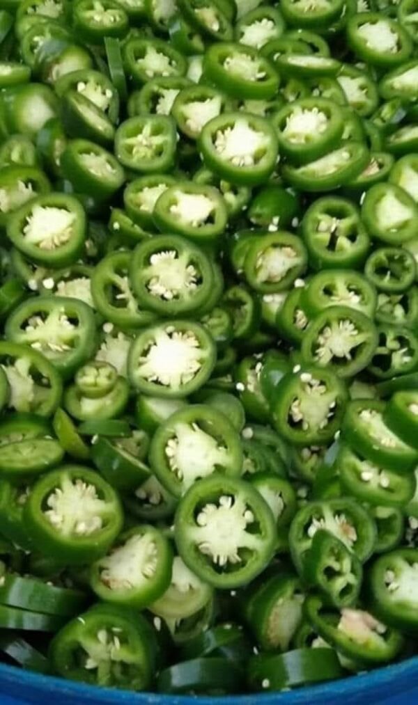 Spicy Pickled Jalapeño Slices – Crunchy Green Pepper Rings for Tacos- 3 Pickled peppers - Image 2