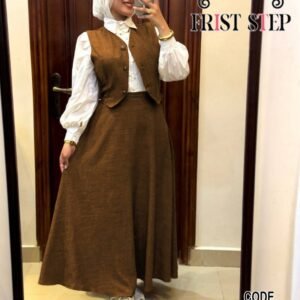 3-Piece Dress Set in Premium Linen – Chic and Comfortable Design
